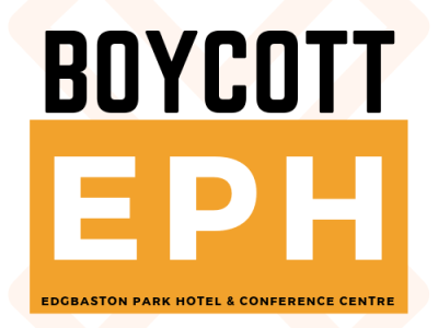 Sign the pledge to boycott Edgbaston Park&nbsp;Hotel